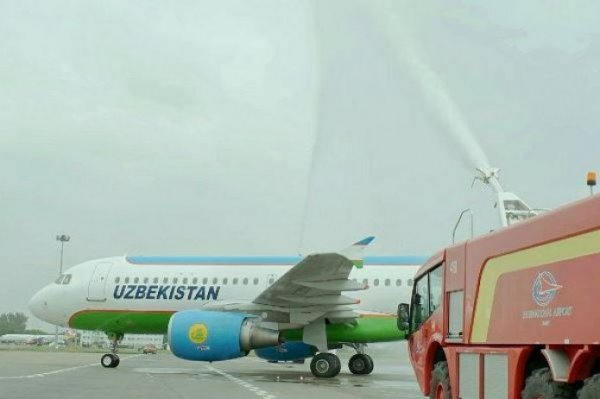 В Алматы встретили первый авиарейс из Самарканда
